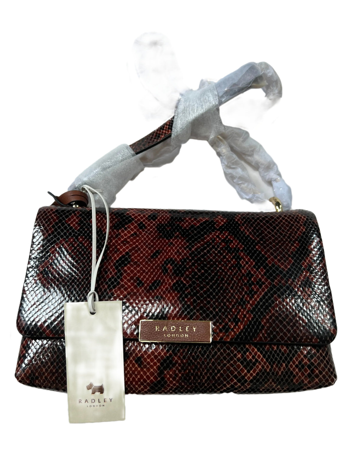 Radley London- Brown Snake Skin Purse - NEW WITH TAGS