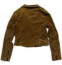 Sage The Label- Brown Corduroy Biker Jacket