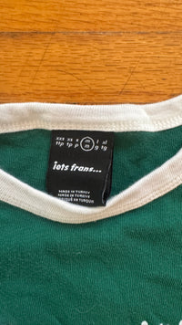 iets frans - Green Sporty Top - T Shirt - Size M (Gently Used)