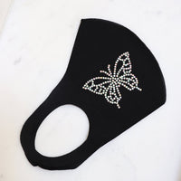 Rhinestone Butterfly Mask - FINAL SALE