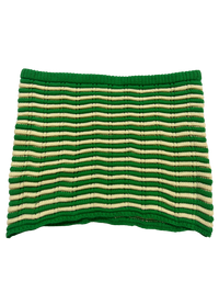 Beige Botany- Green Striped Tube Top