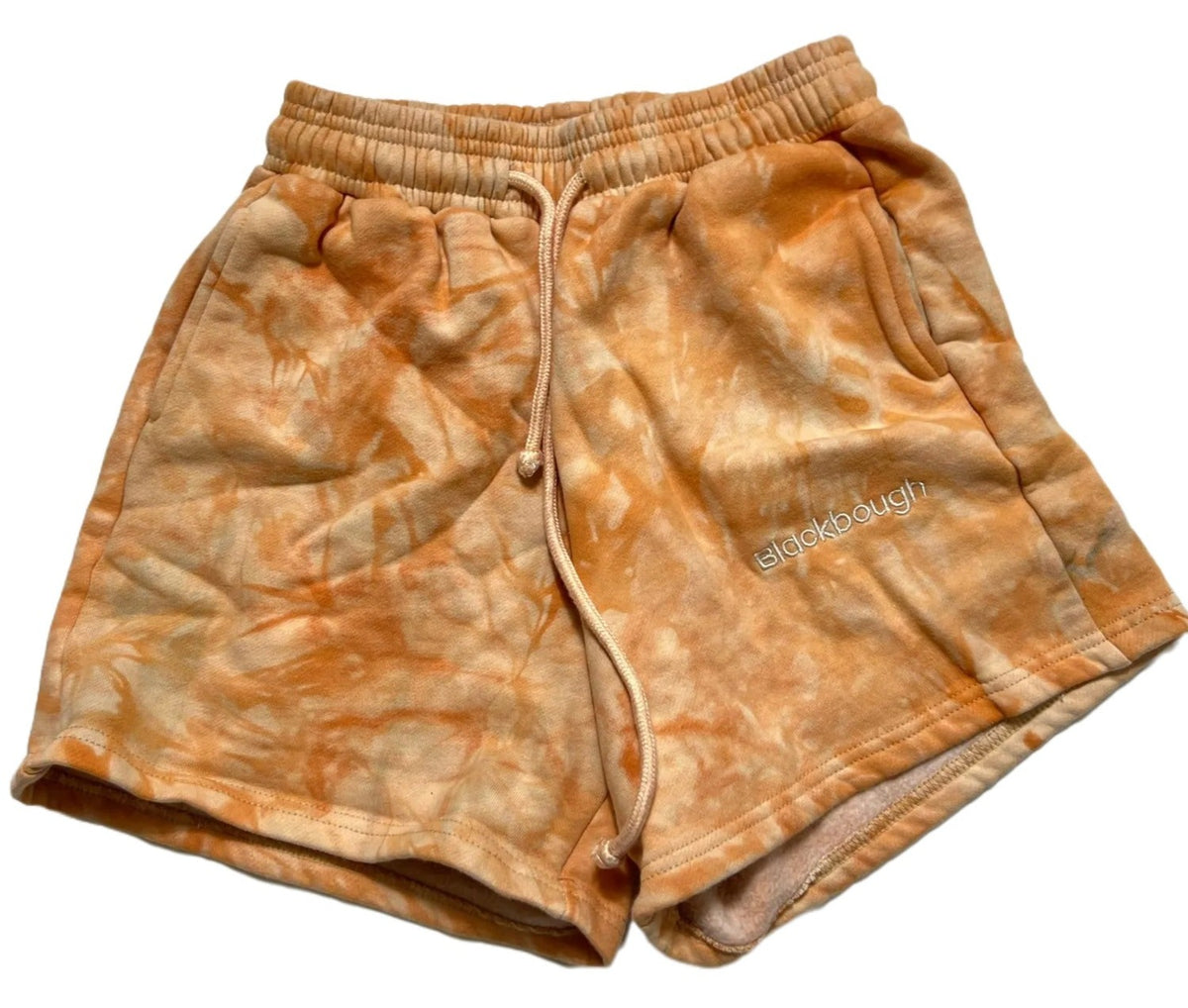 Blackbough- Orange Tie Dye Sweat Shorts