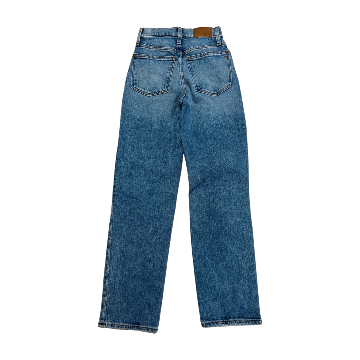 Madewell- "Straight Vintage" Distressed Jeans