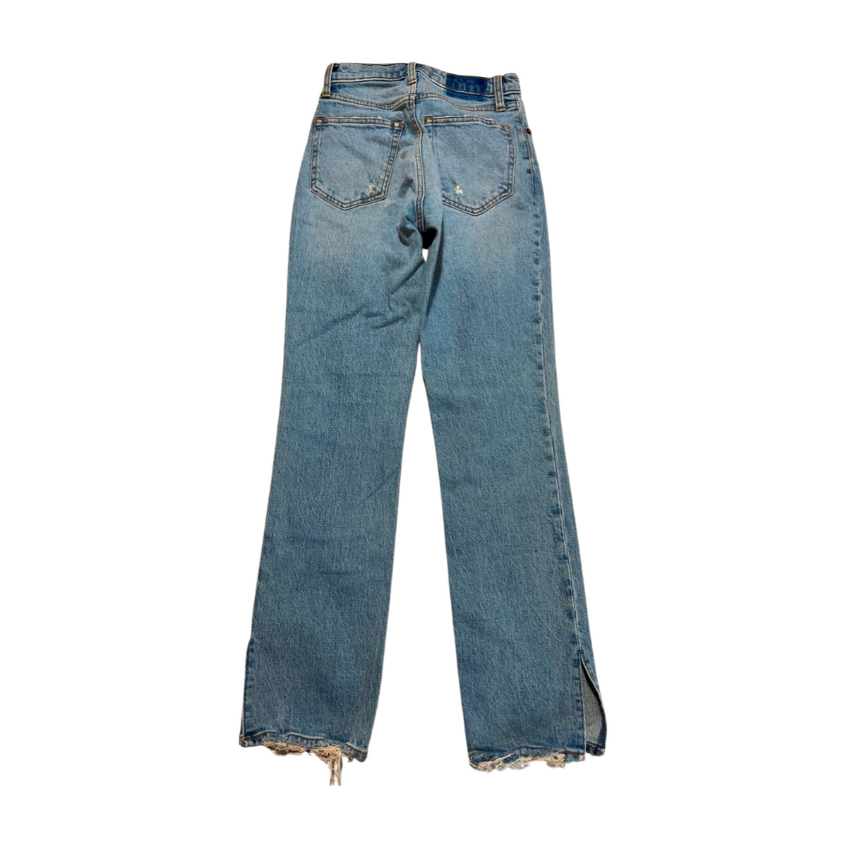 Abercrombie & Fitch- Light Wash Split Ankle Jeans