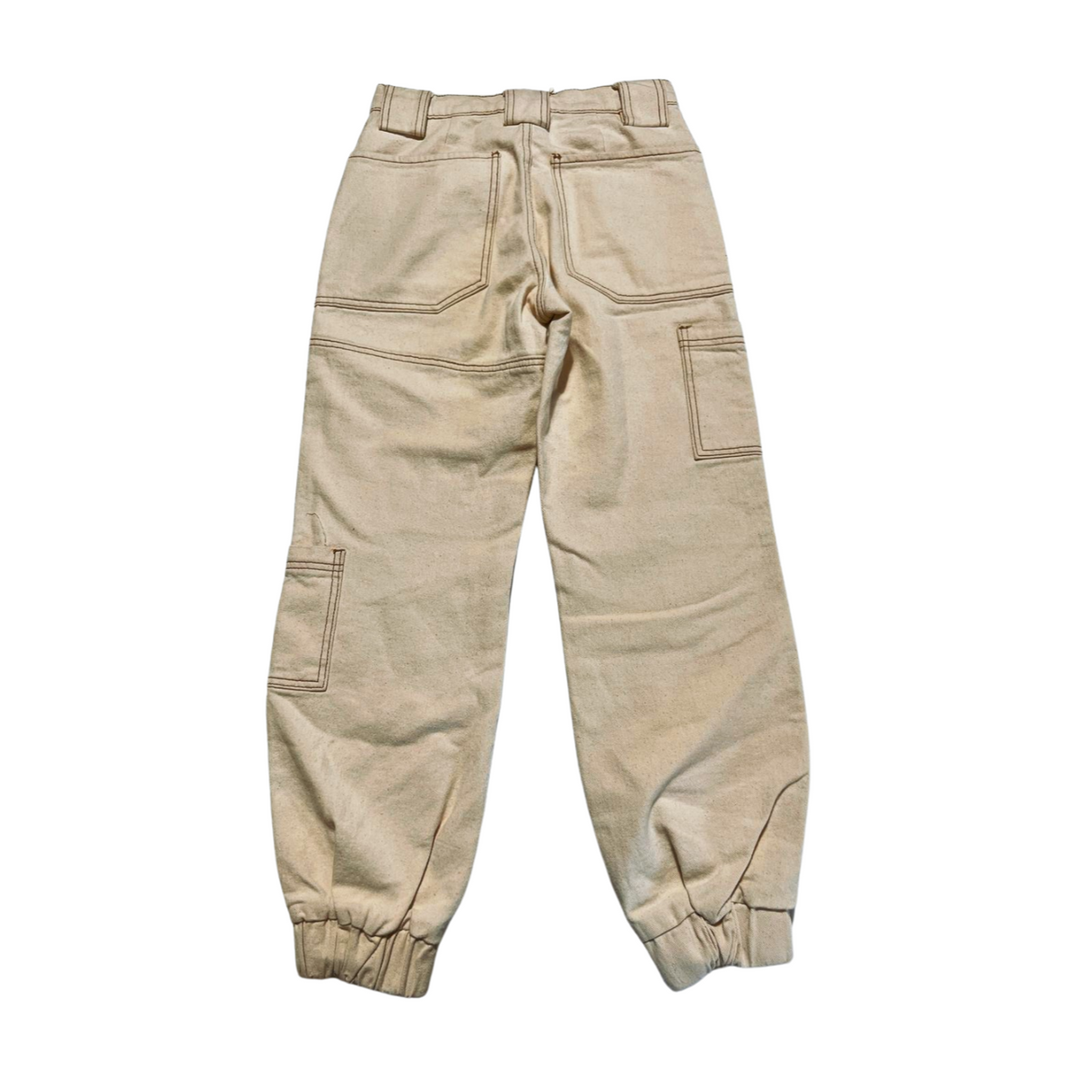 Urban Outfitters- Cream Cargo Jeans