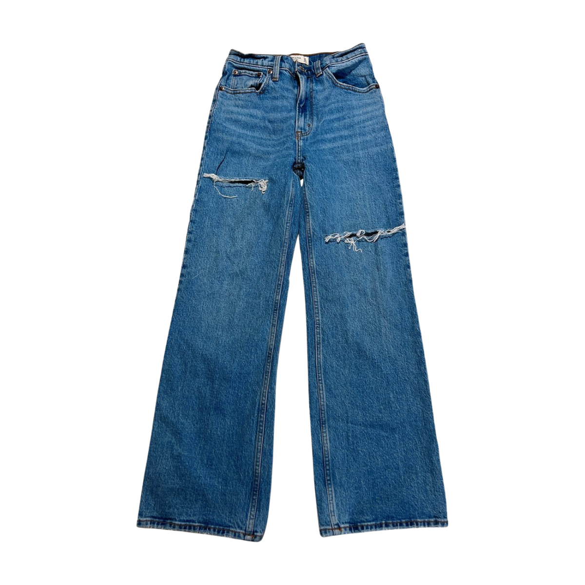 Abercrombie & Fitch- "90's Relaxed" Distressed Jeans