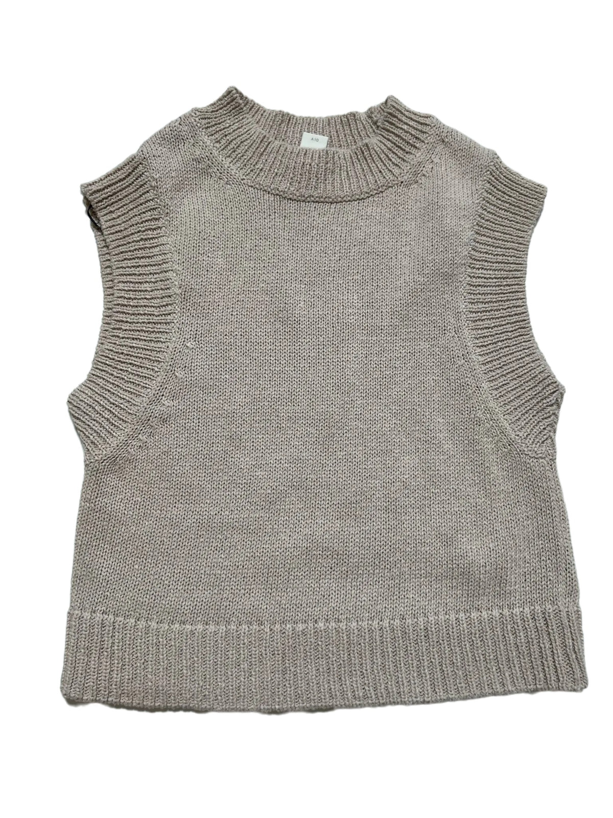 H&M- Tan Knit Sweater Vest