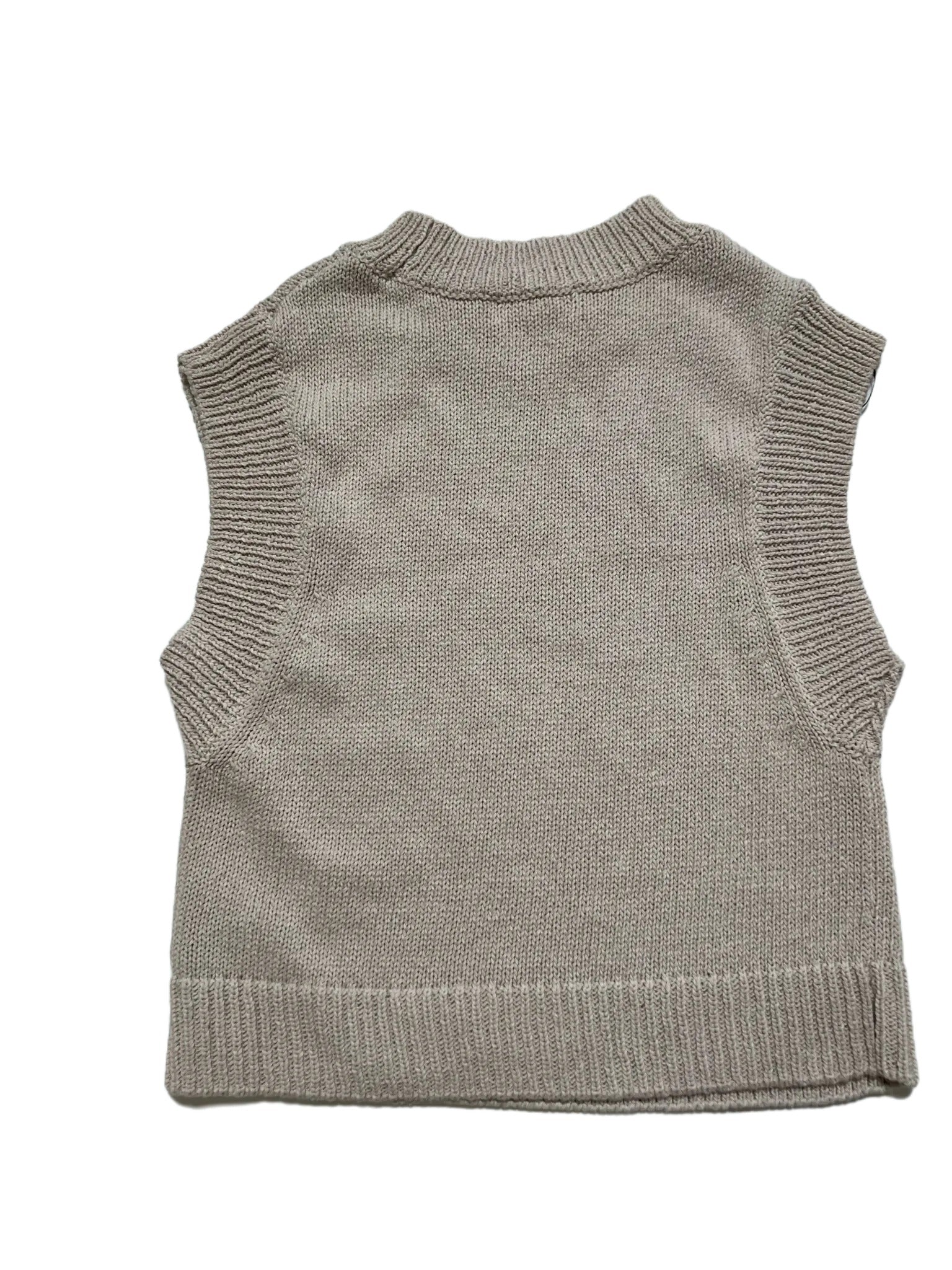 TAN◆MOON CABLE VEST/FREE/ウール/IVO/TN22AW011 H&M- Tan Knit Sweater Vest – DETOURE