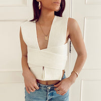 Rosalie White Top - FINAL SALE