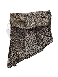 L.A Hearts- Brown Cheetah Mesh Crop Top