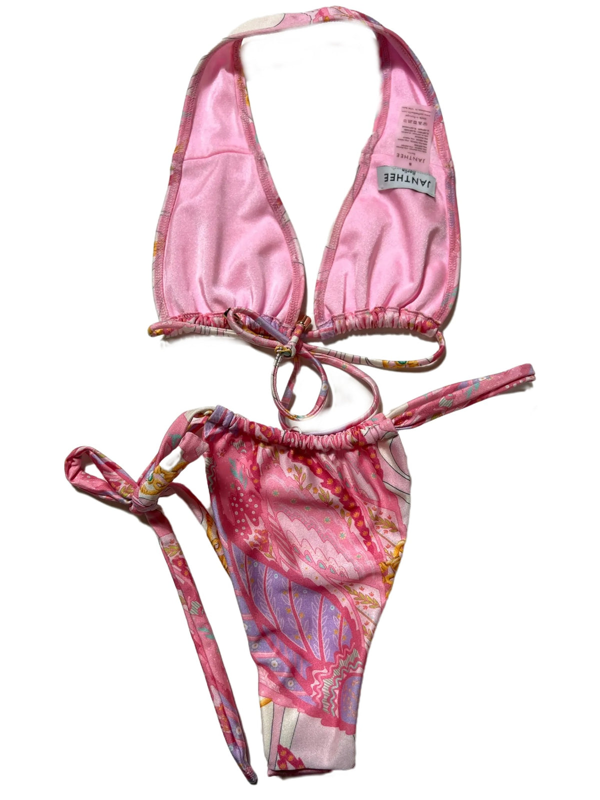 Janthee- Pink Halter Bikini - NEW WITH TAGS