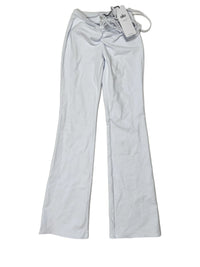 Alo White Flare Leggings with Tie - NEW WITH TAGS