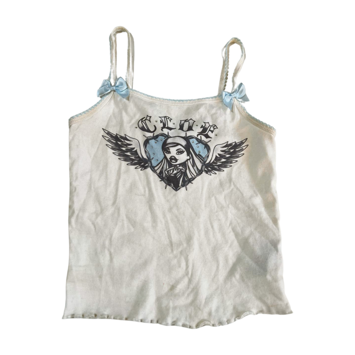 Dolls Kill- White "Bratz" Tank Top