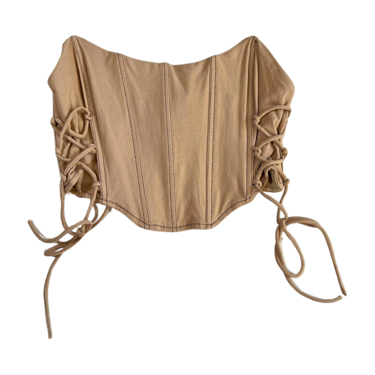 Garage- Tan Corset Top