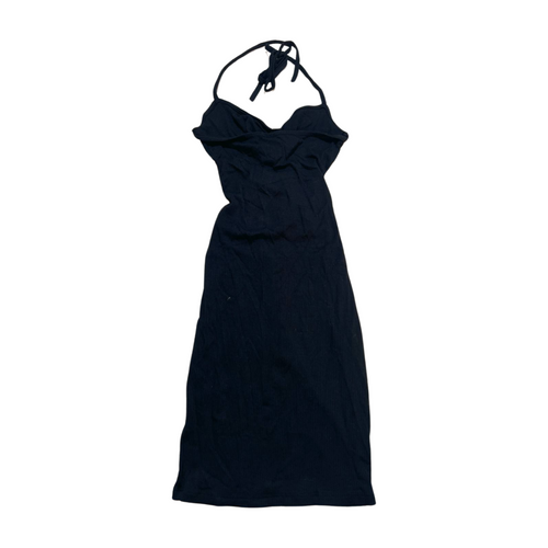 May Pink- Black Cut Out Mini Dress