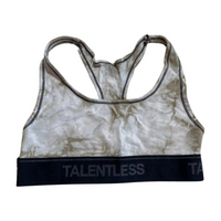 Talentless- White Sports Bra