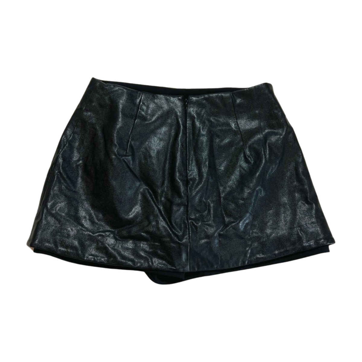 Amanda Uprichard- Black Leather Mini Skirt