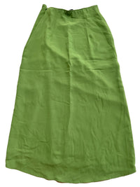 Abercrombie & Fitch- Green Satin Midi Skirt