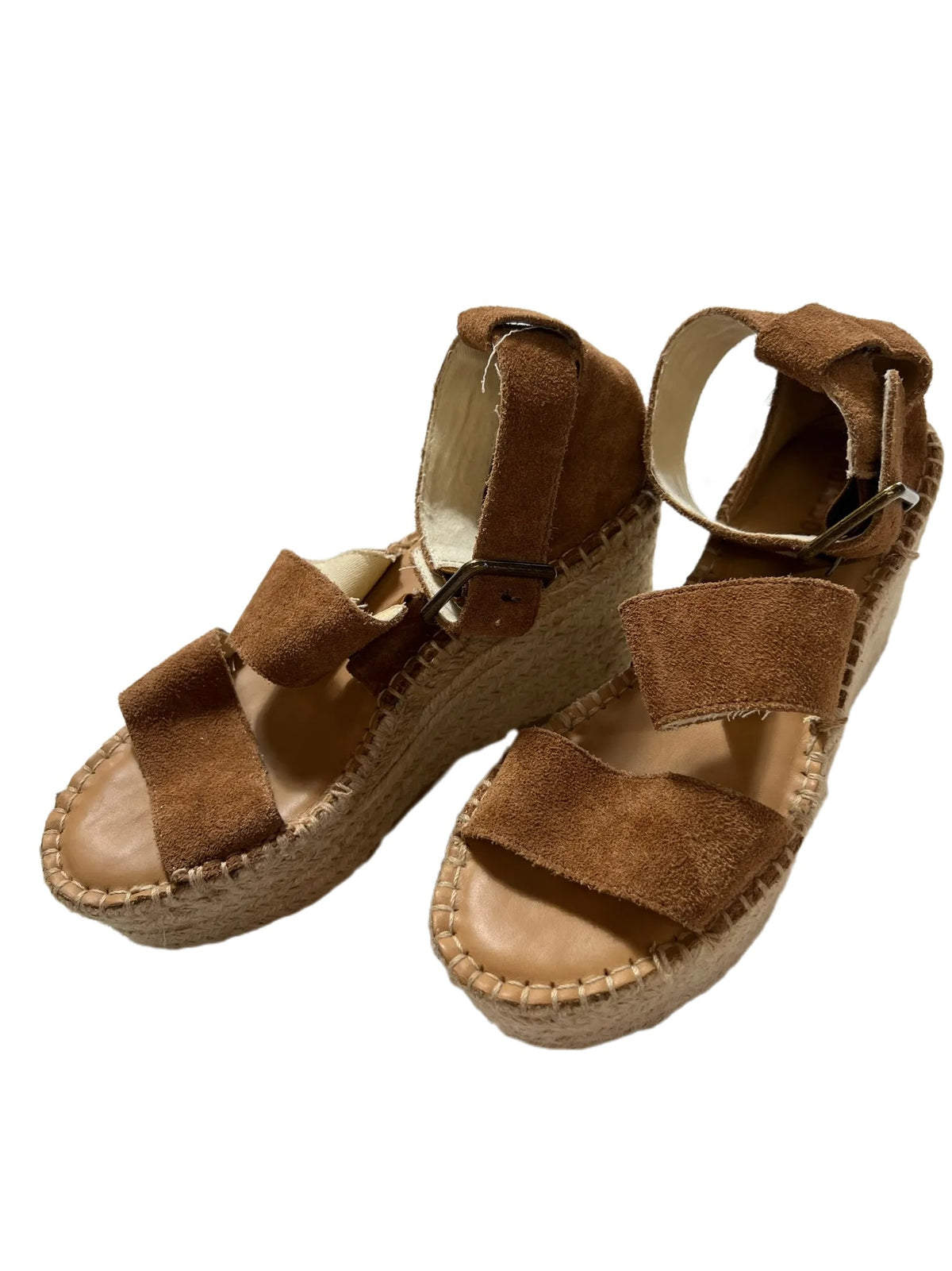 Soludos- Brown Platform Sandals