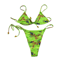 437- Green "Piper" Bikini Set NEW