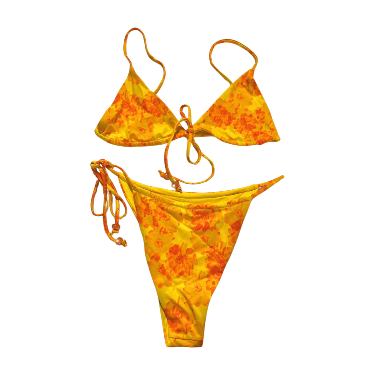 437- Orange "Piper" Bikini Set NEW