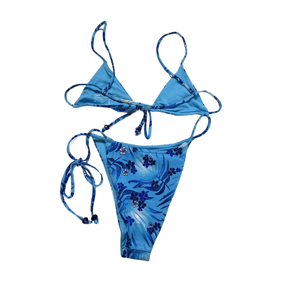 437- Blue "Piper" Bikini Set NEW