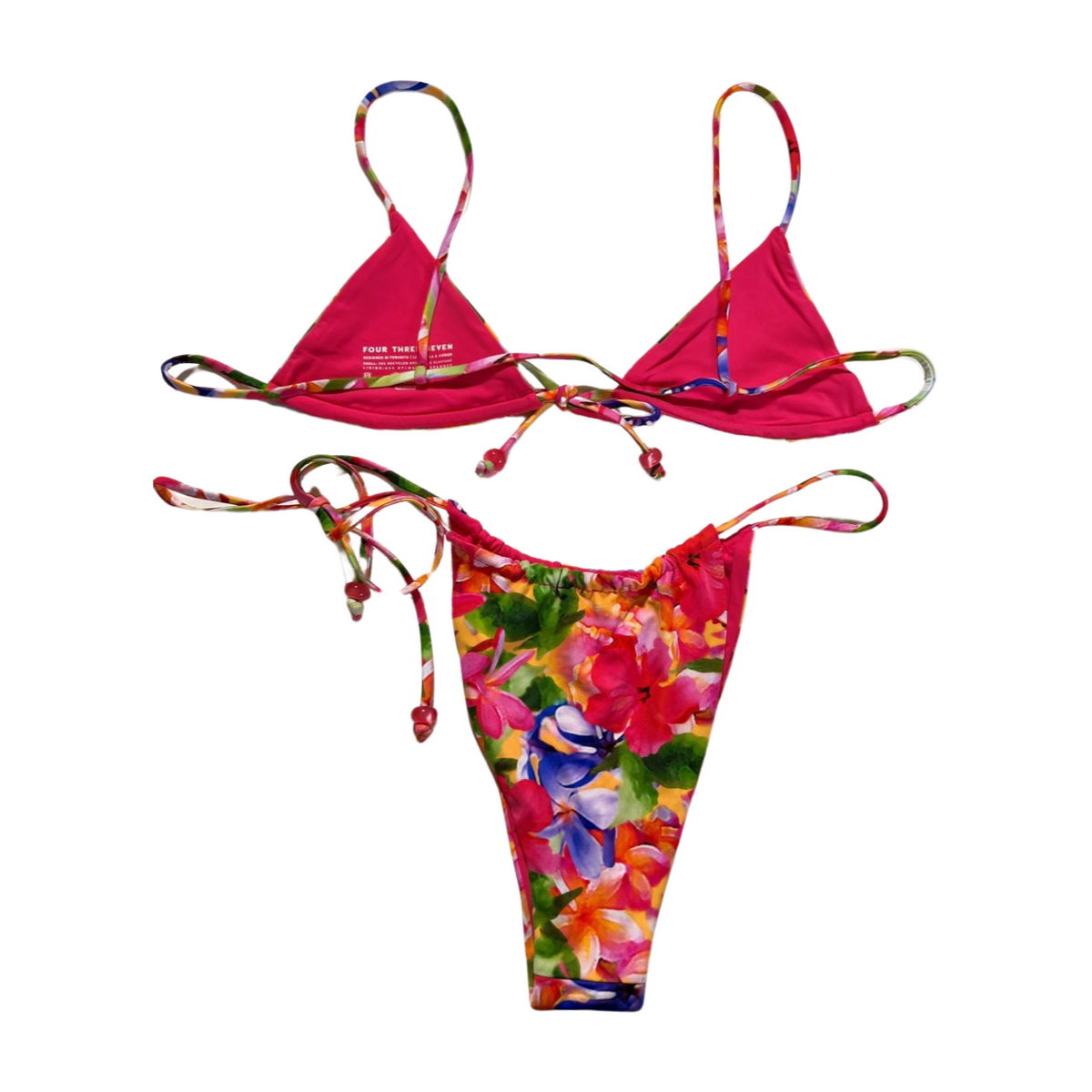 437- Pink "Piper" Bikini Set NEW