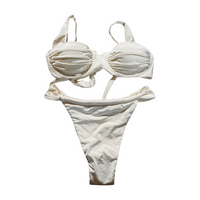 437- White "Juliet" Bikini Set NEW