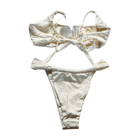 437- White "Juliet" Bikini Set NEW