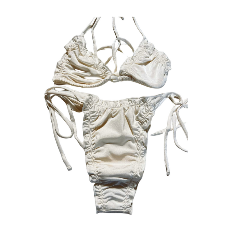 437- White "Chloe" Bikini Set NEW