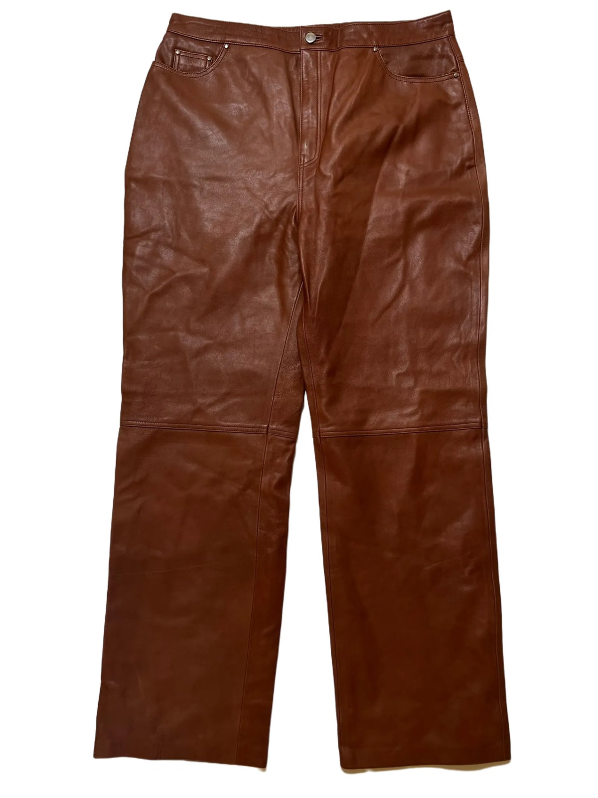 LPA- Brown Leather Pants