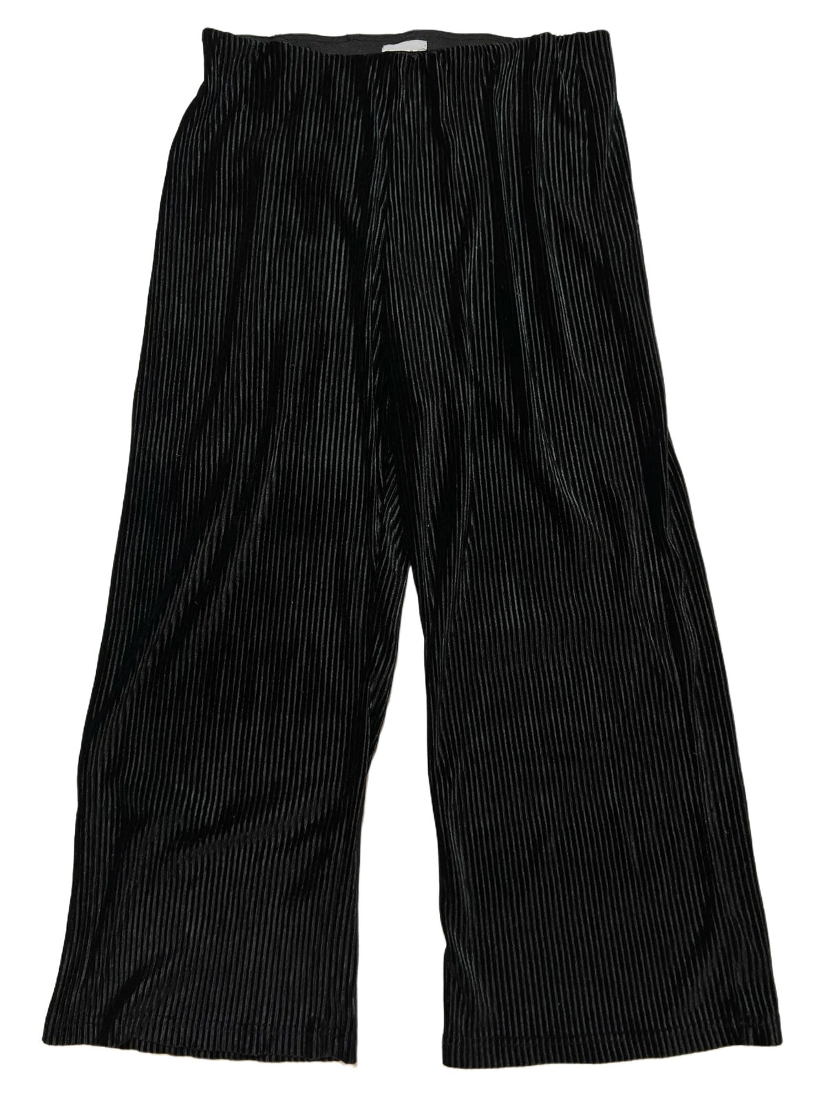 Heartloom- Black Ribbed Wide Leg Pants