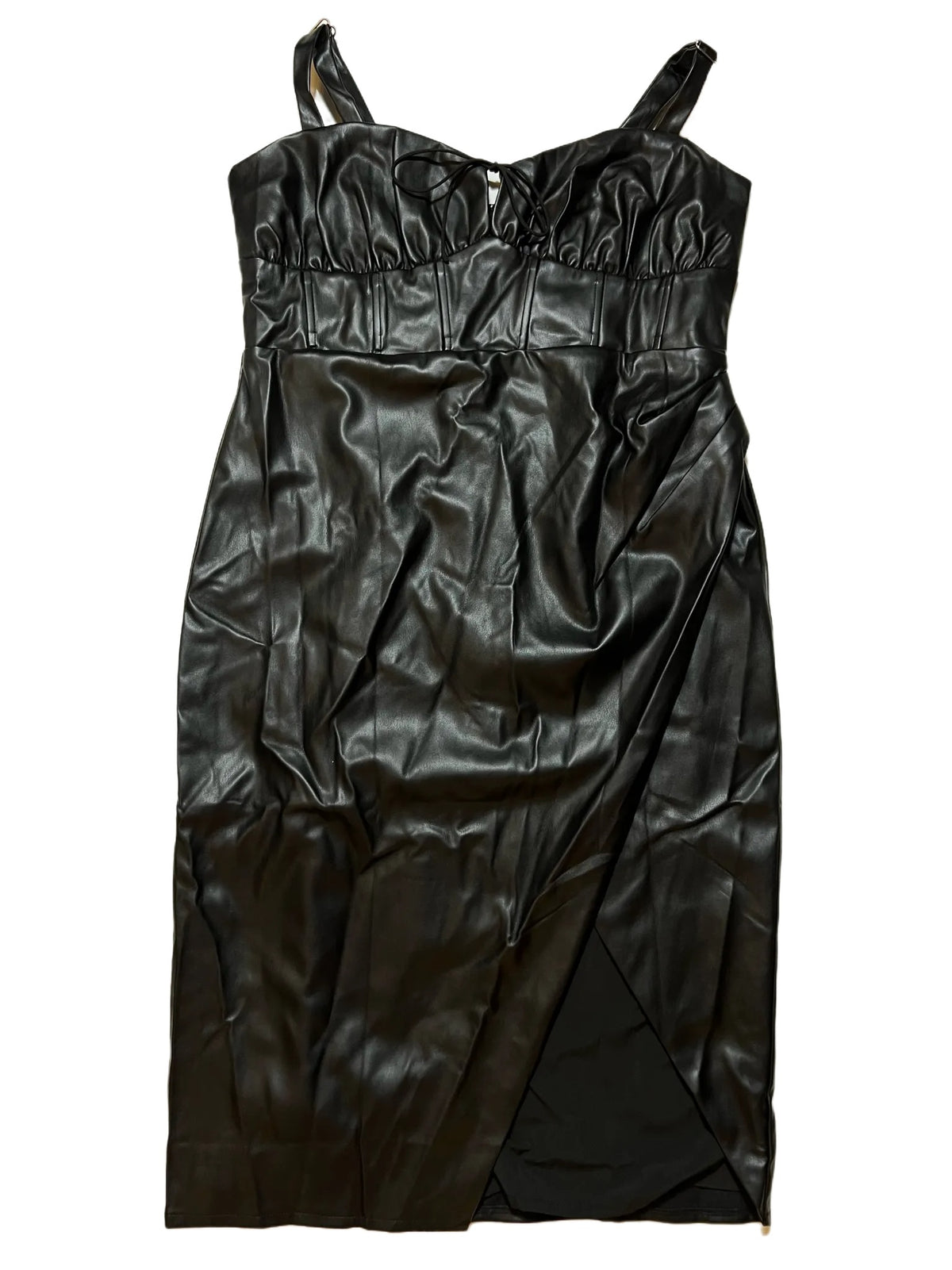 Remi X Revolve- Black Corset Style Maxi Dress