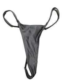 Black Sparkle Back Bikini Bottoms