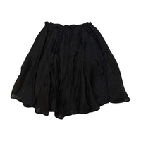 Sabina Musayev- Black "Lennox" Layered Mini Skirt