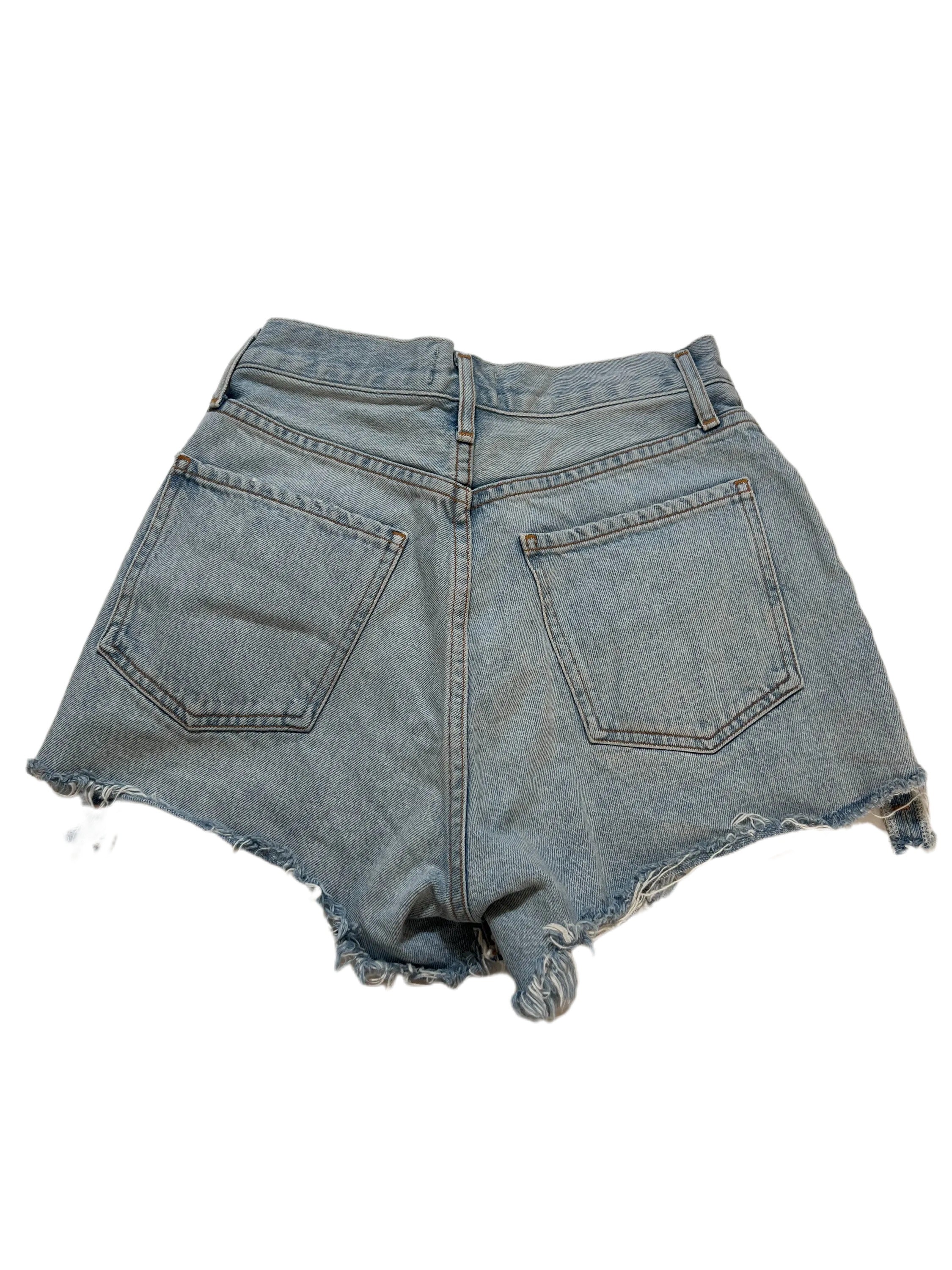 Agolde Light Wash Jean Shorts DETOURE