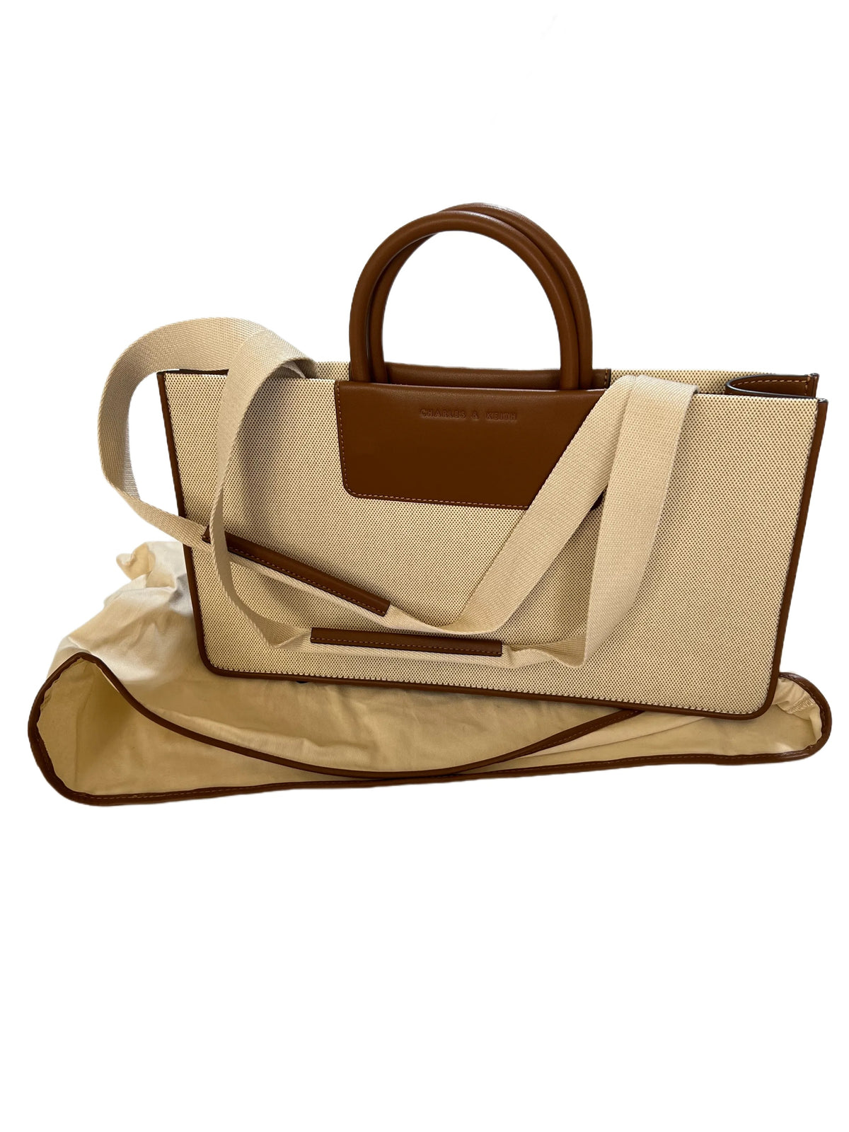 Charles Keith- Tan Handbag