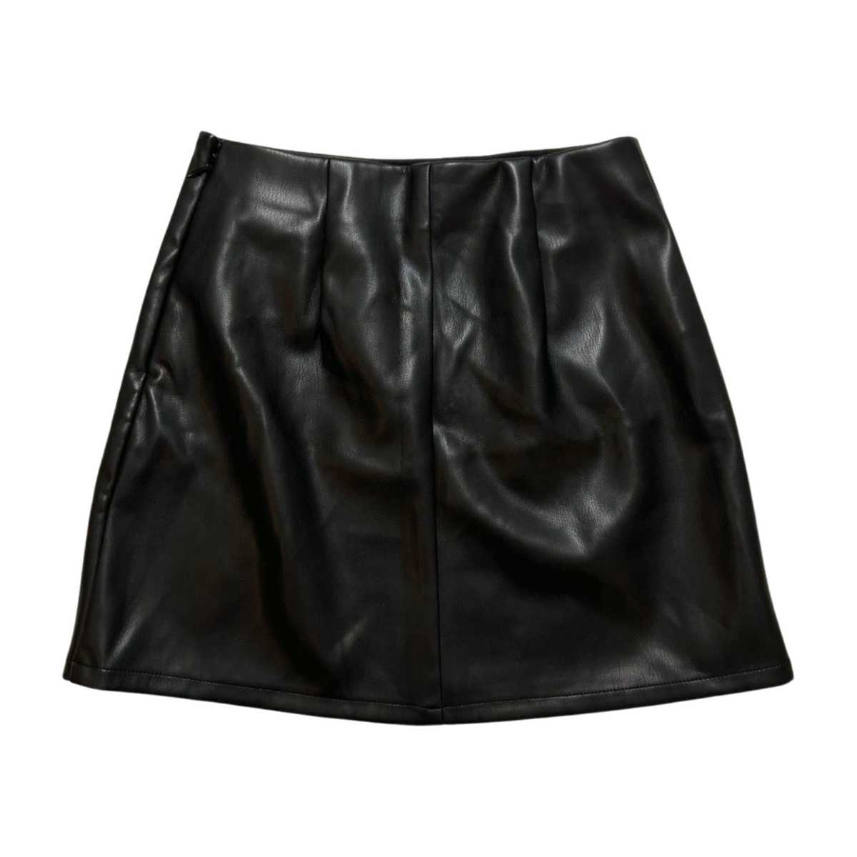 Hollister- Black Leather Mini Skirt NEW WITH TAGS!