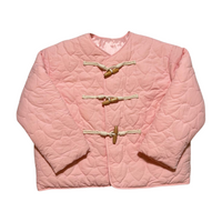 Storets- Pink Heart Puffer Jacket