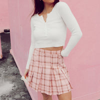 Madelyn Pink Skater Skirt - FINAL SALE