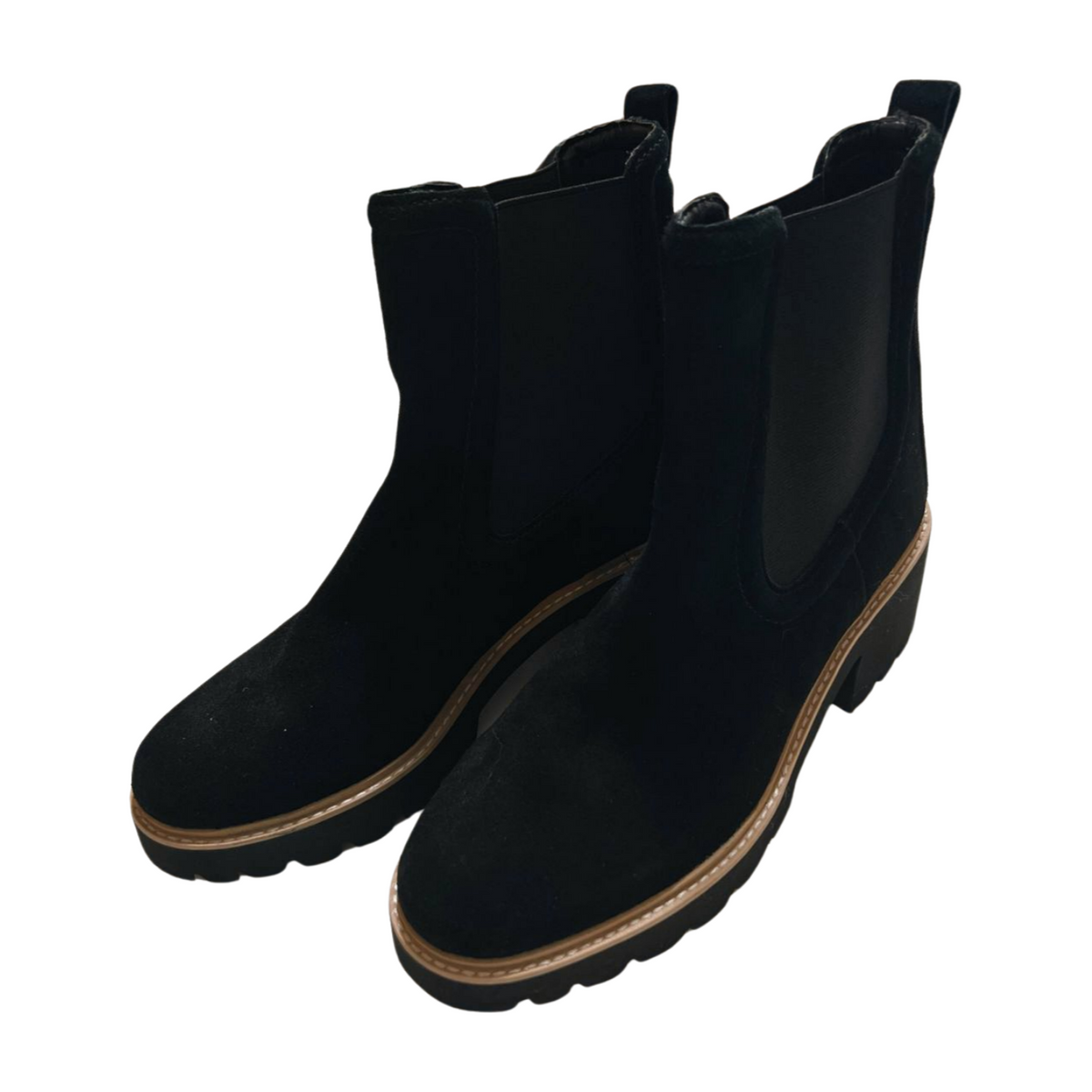 Dolce Vita- Black Velvet Heeled Boots