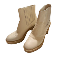 Dolce Vita- Cream "Caster" Heeled Boots