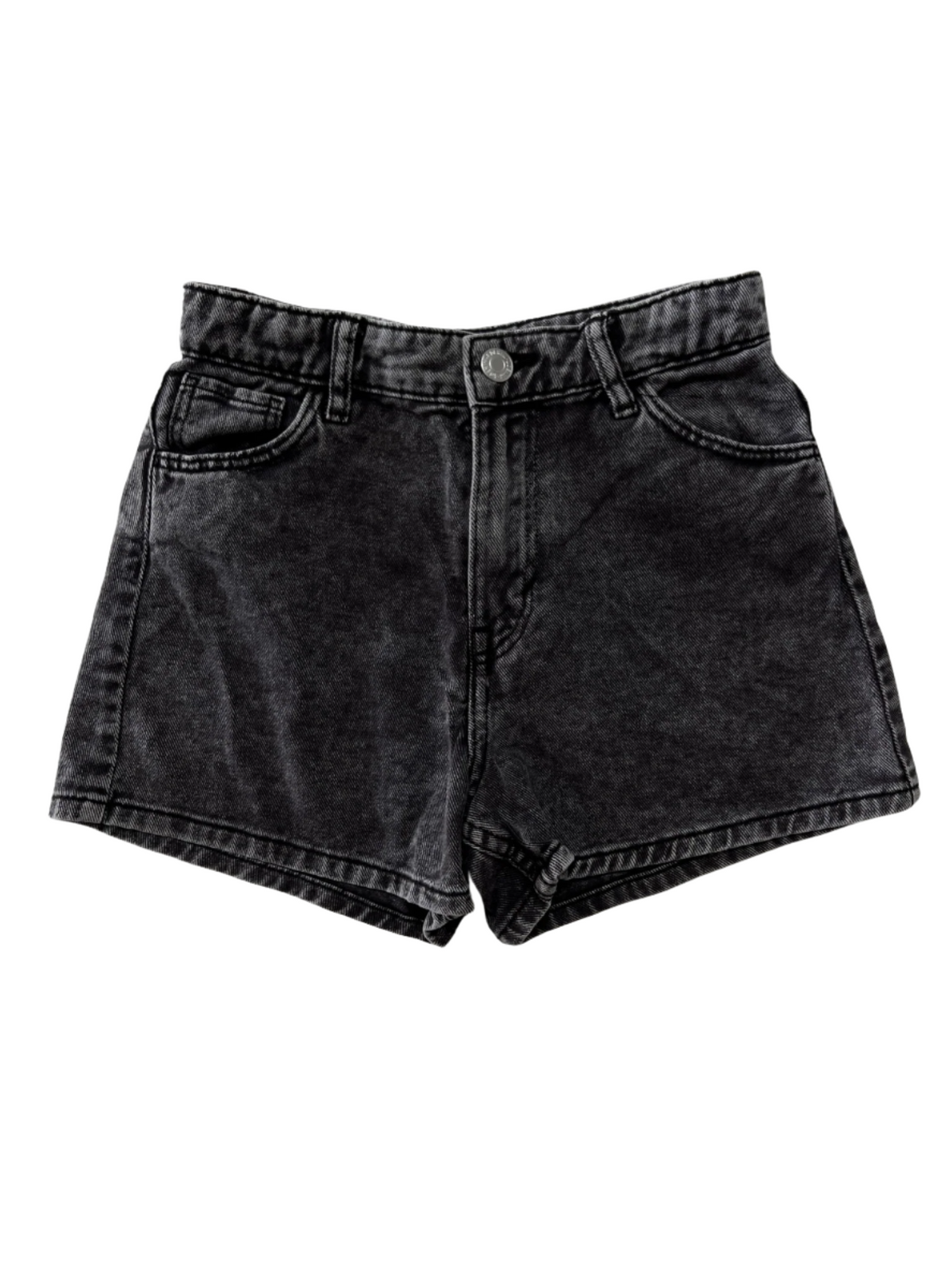 H&M- Black Denim Shorts