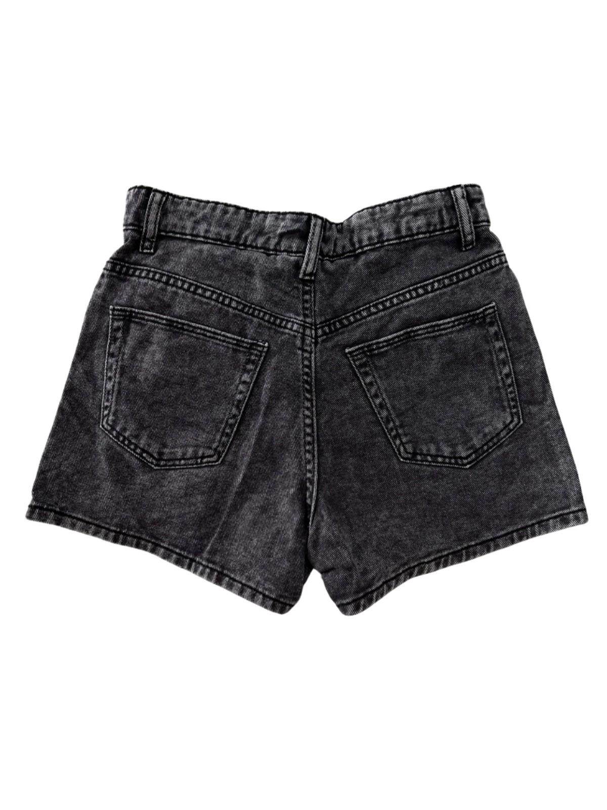 H&M- Black Denim Shorts