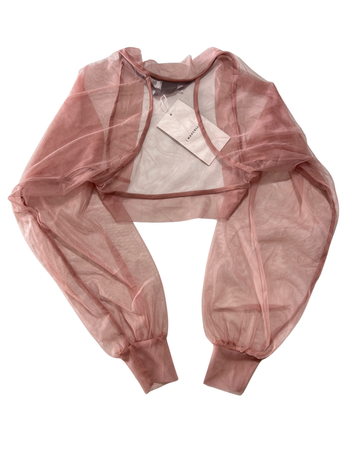 Marcella- Pink Mesh Bolero NEW WITH TAGS!