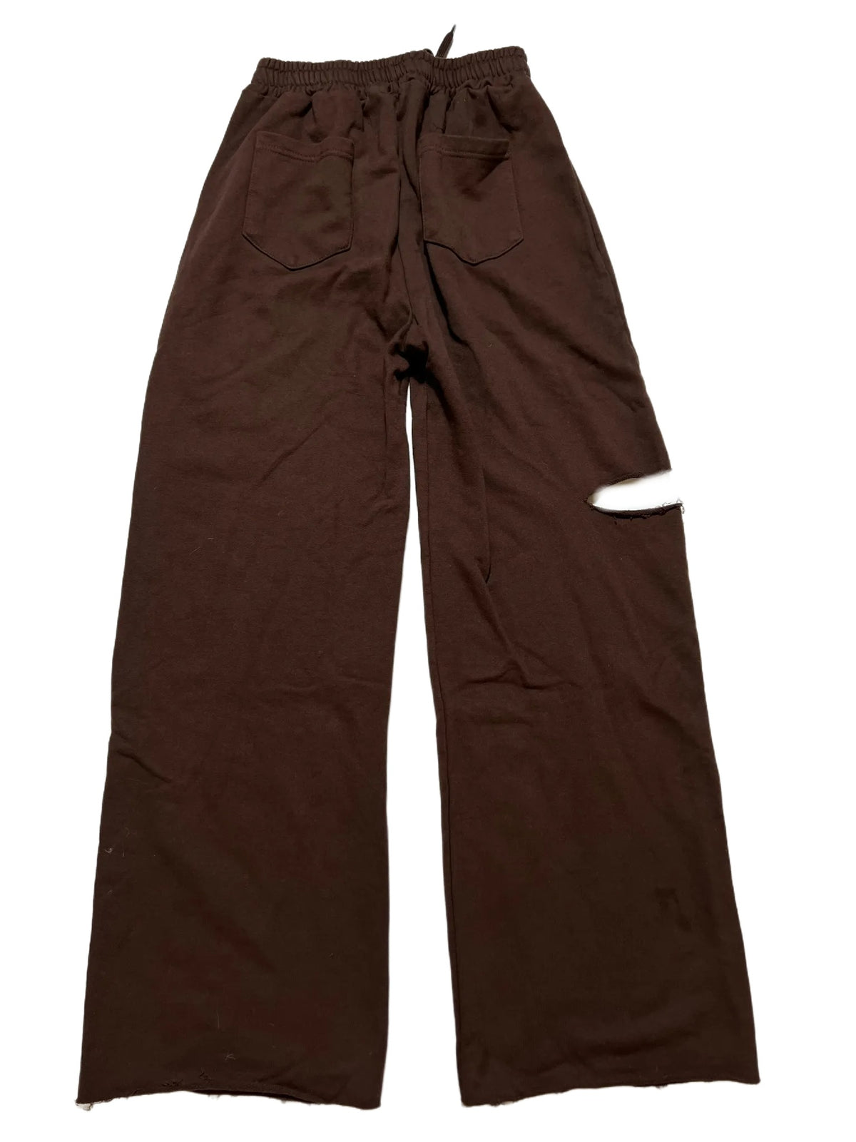 Storets- Brown Ripped Sweat Pants