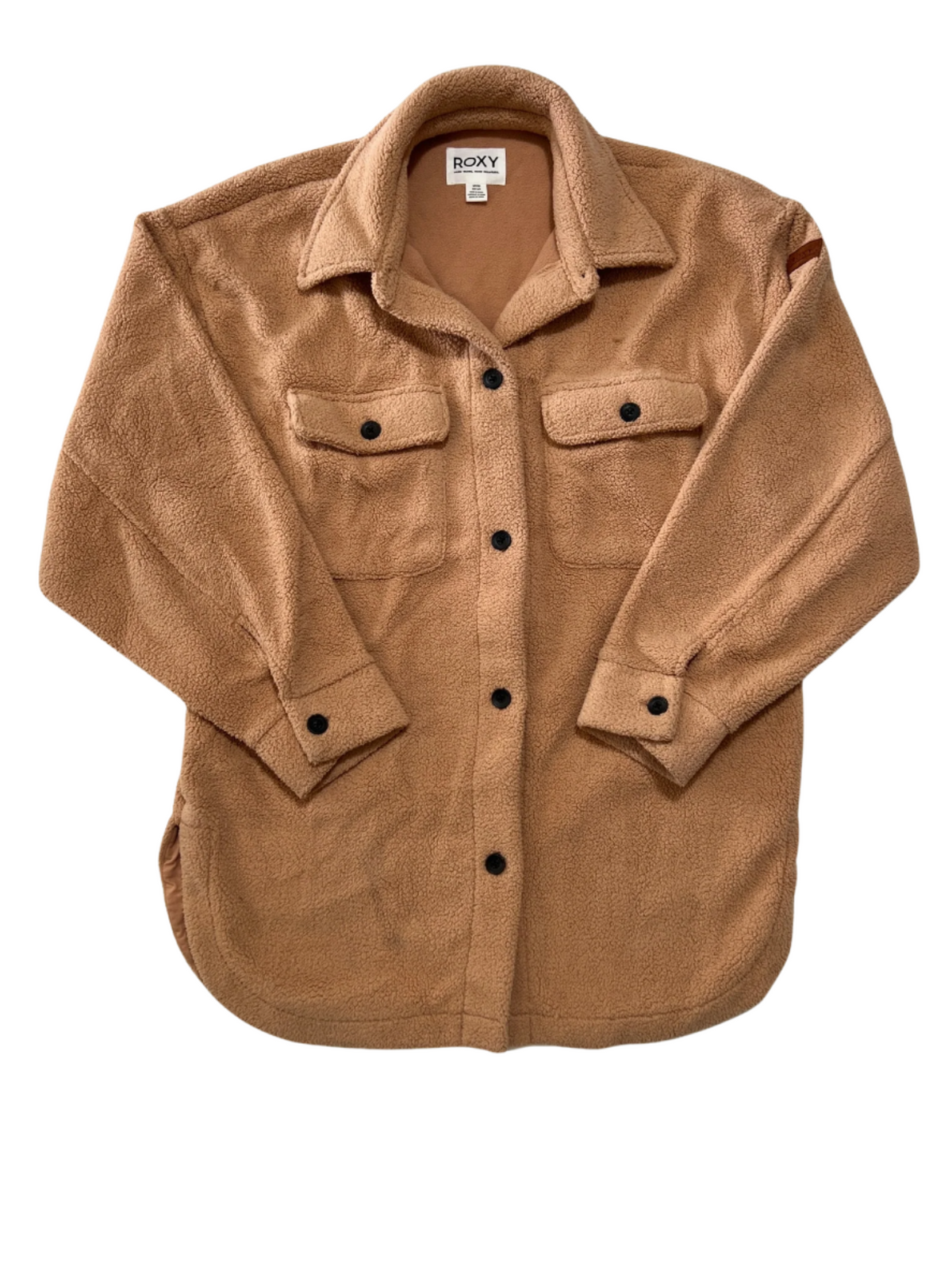 Roxy- Tan Button Up Shacket