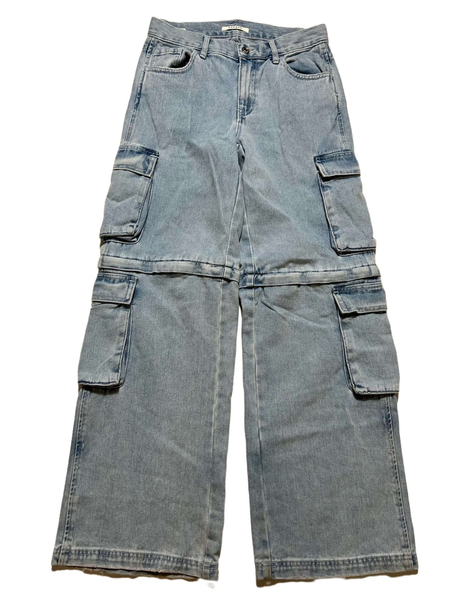 Pacsun- Denim Cargo Style Jeans - Main Image