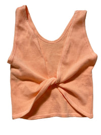 Urban Outfitters- Pink Twist Front Tank Top