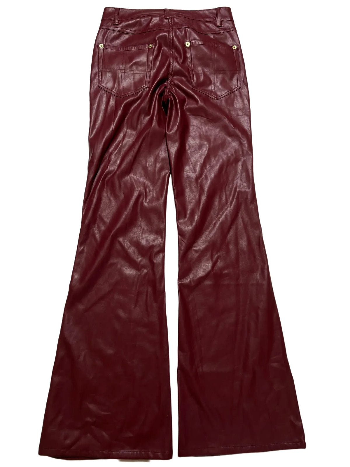 JGR & STN- Red Leather Pants